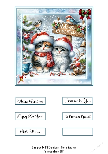Cute Christmas Wishes01 Topper