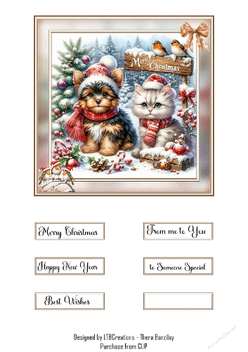 Cute Christmas Wishes03 Topper