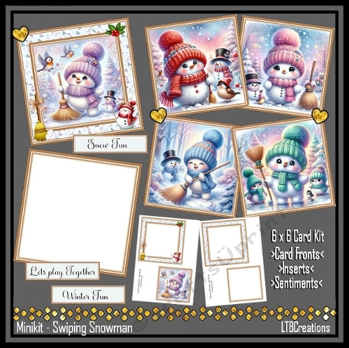Minikit Swiping Snowman