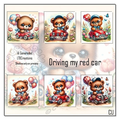 Driving in my Red Car