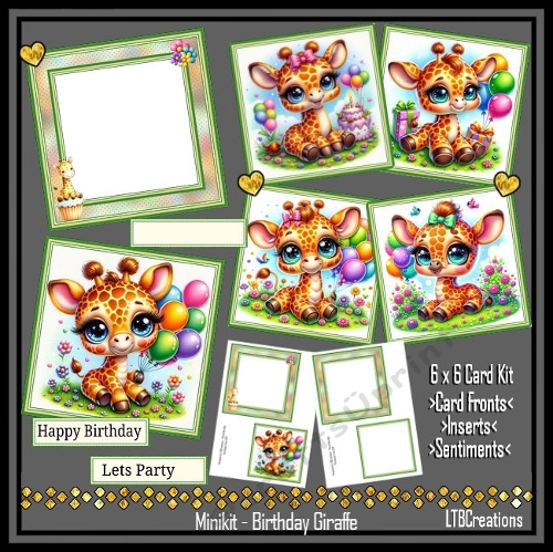 Minikit Birthday Giraffe