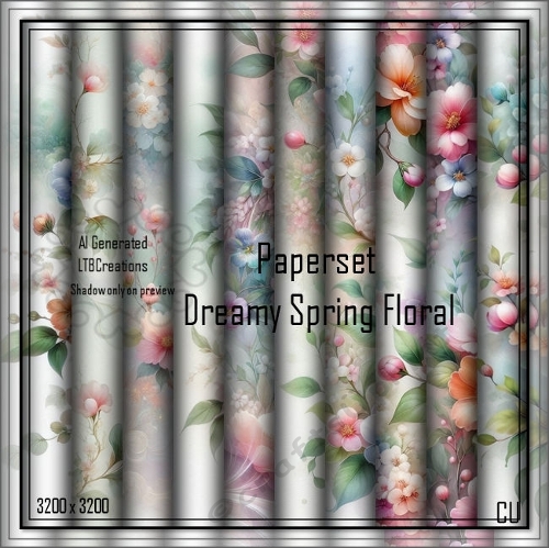 Paperset Dreamy Spring Floral 
