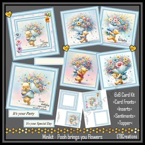 Minikit Pooh brings you Flowers