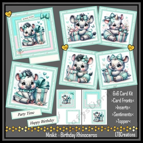 Minikit Birthday Rhinoceros