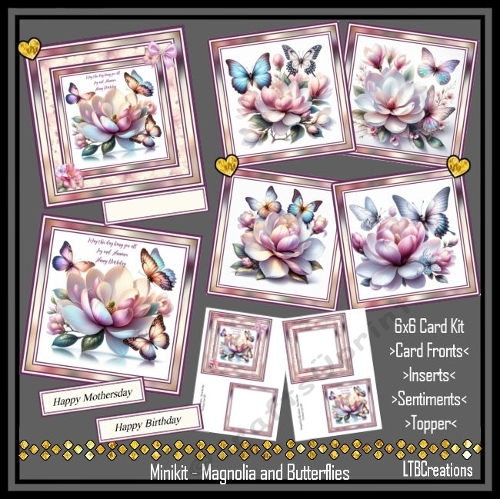 Minikit Magnolia and Butterflies