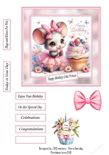 Happy Birthday Little Princes Topper