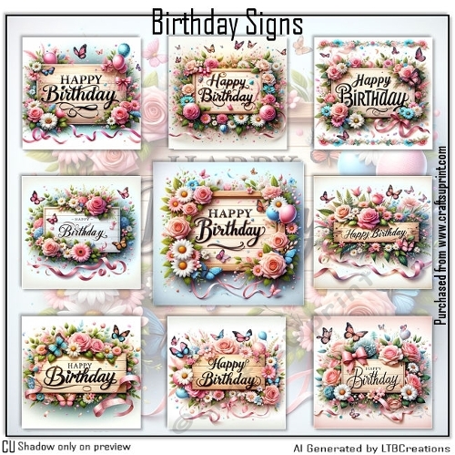Birthday Signs