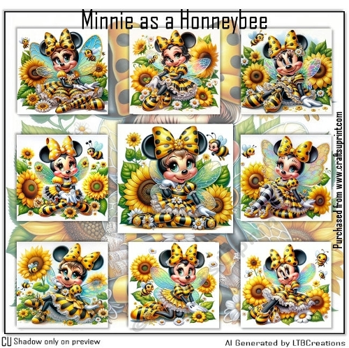 Minnie as a Honneybee