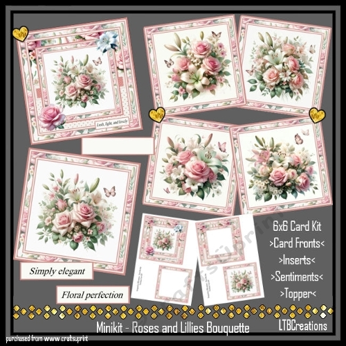 Minikit Roses and Lillies Bouquette