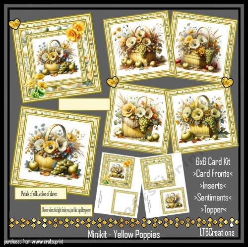 Minikit Yellow Poppies