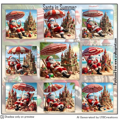 Santa in Summer