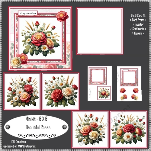 Minikit Beautiful Roses