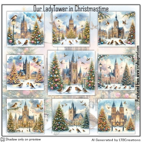 Our LadyTower in Christmastime
