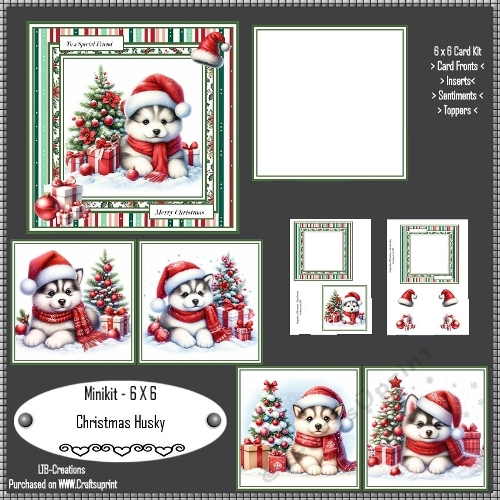 Minikit Christmas Husky