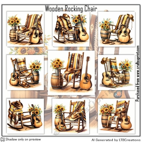 Wooden Rocking Chair