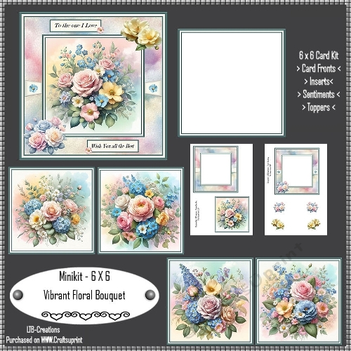Minikit Vibrant Floral Bouquet