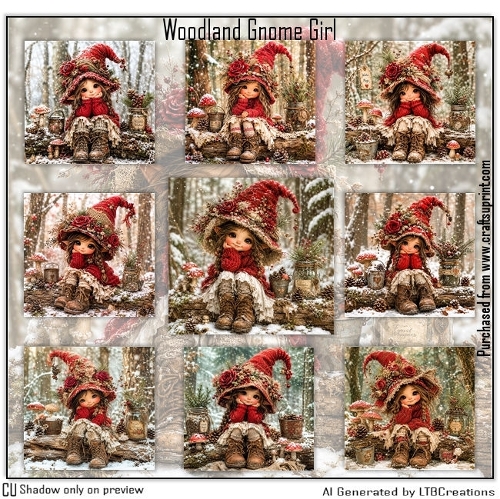 Woodland Gnome Girl