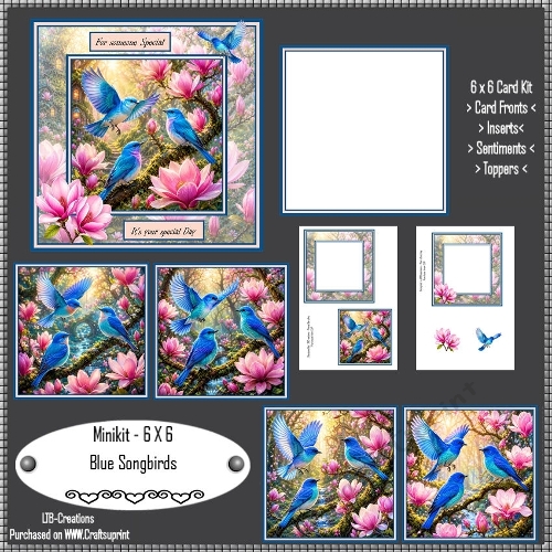 Minikit Blue Songbirds