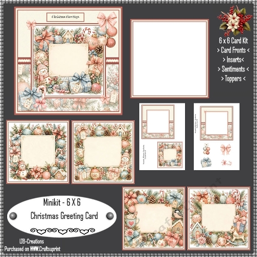 Minikit Christmas Greeting Card