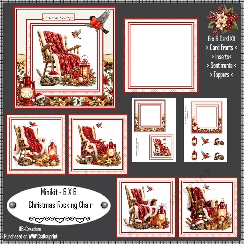 Minikit Christmas Rocking Chair