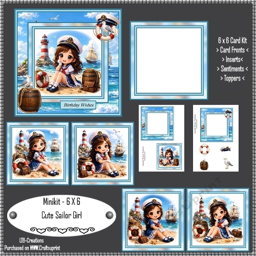 Minikit Cute Sailor Girl