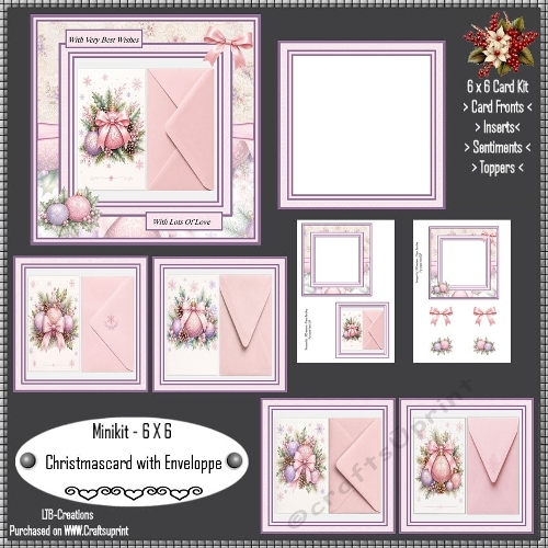 Minikit Christmascard with Enveloppe
