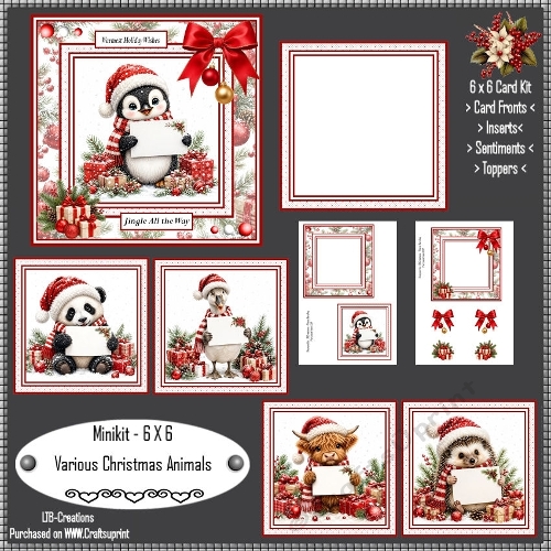 Minikit Various Christmas Animals