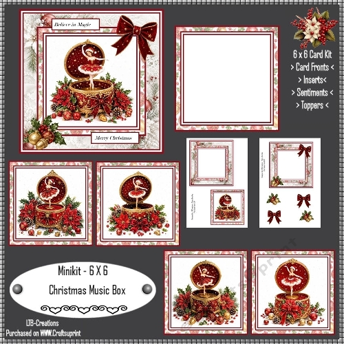 Minikit Christmas Music Box