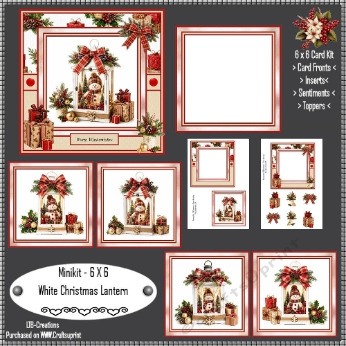 Minikit White Christmas Lantern