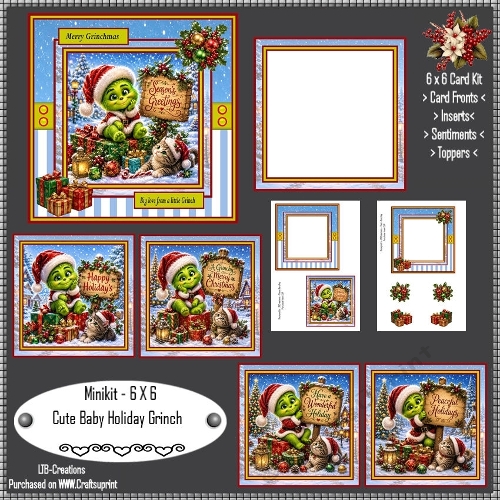 Minikit Cute Baby Holiday Grinch