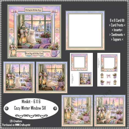 Minikit Cozy Winter Window Sill