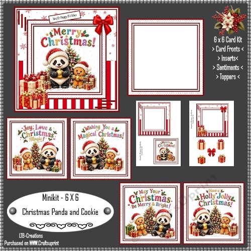 Minikit Christmas Panda and Cookie