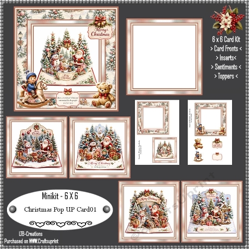 Minikit Christmas Pop Up Card01