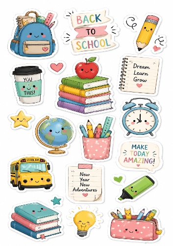 Whimsical Back to School Stickers01