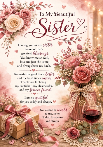To my Sister Card01