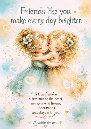 True Friends Card