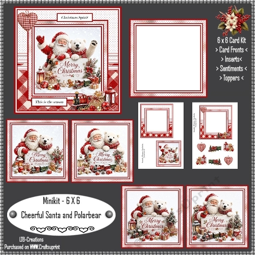 Minikit Cheeful Santa and Polarbear