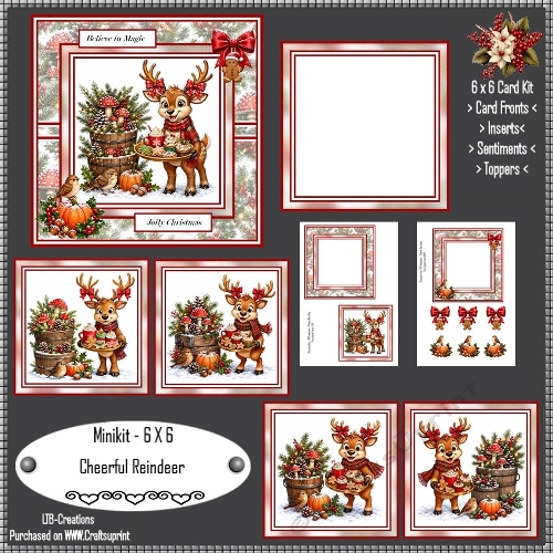 Minikit Cheerful Reindeer