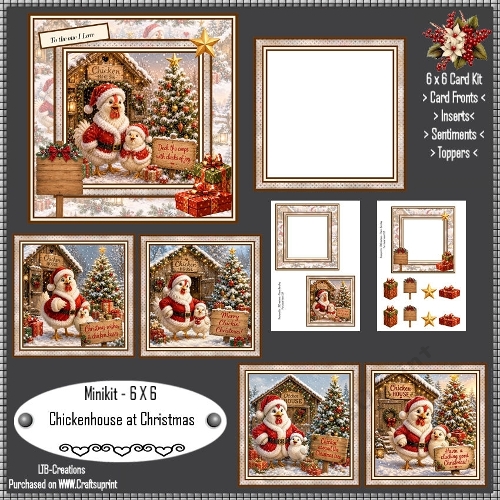 Minikit Chickenhouse at Christmas