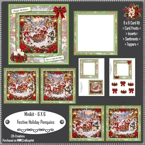 Minikit Festive Holiday Penquins