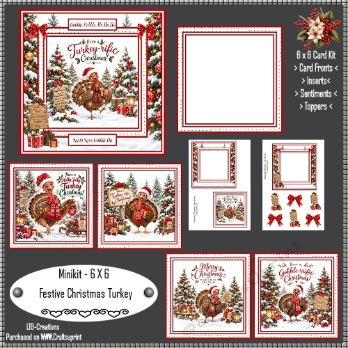 Minikit Festive Christmas Turkey