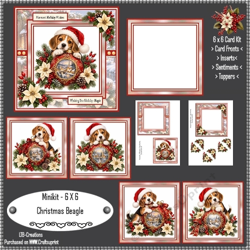 Minikit Christmas Beagle