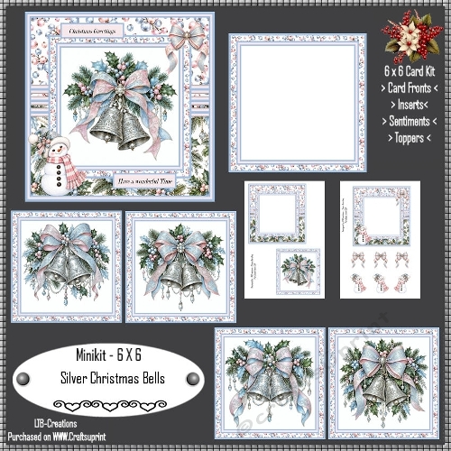 Minikit Silver Christmas Bells