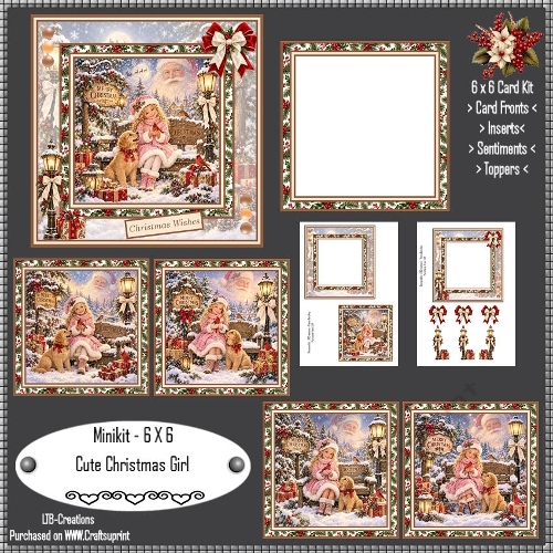 Minikit Cute Christmas Girl