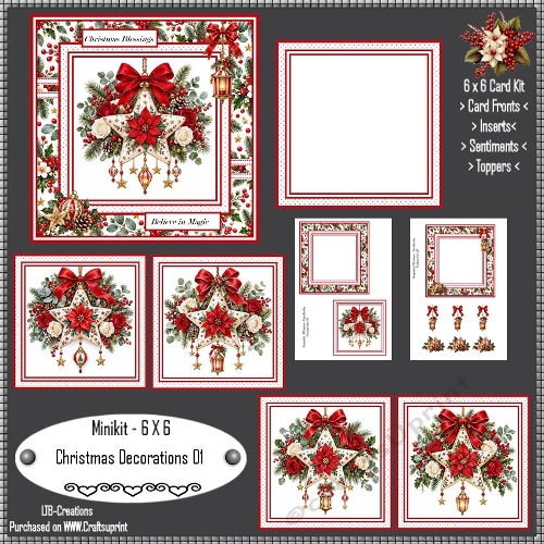 Minikit Chirstmas Decorations 01