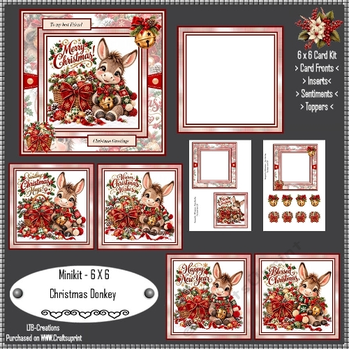 Minikit Christmas Donkey