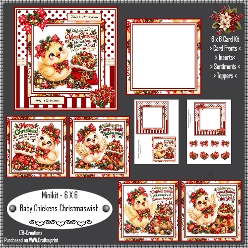 Minikit Baby Chickens Christmaswish