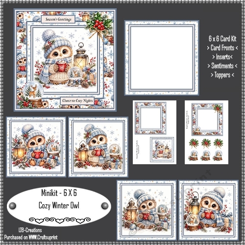 Minikit Cozy Winter Owl