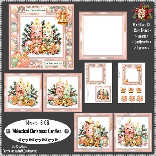 Minikit Whimsical Christmas Candles
