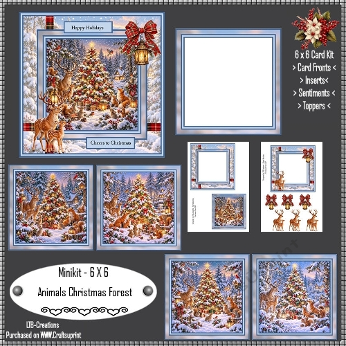 Minikit Animals Christmas Forest